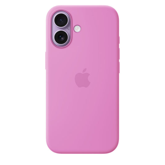 Electric Lavender silicone MagSafe protective case for iPhone 17