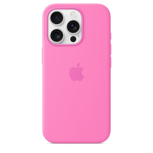 Peony silicone MagSafe case for iPhone 16 Pro Max